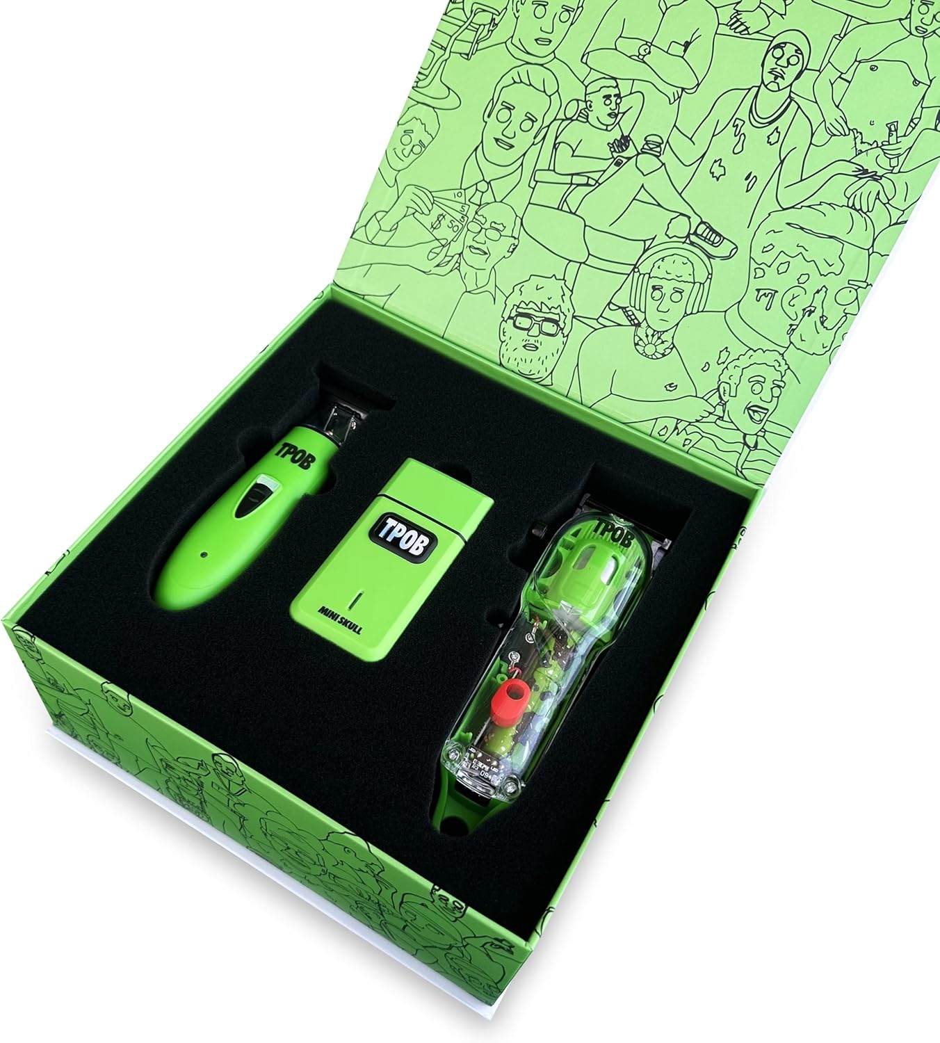 TPOB Slime 2 - Juego de cortapelos de peluquería para hombres con e...