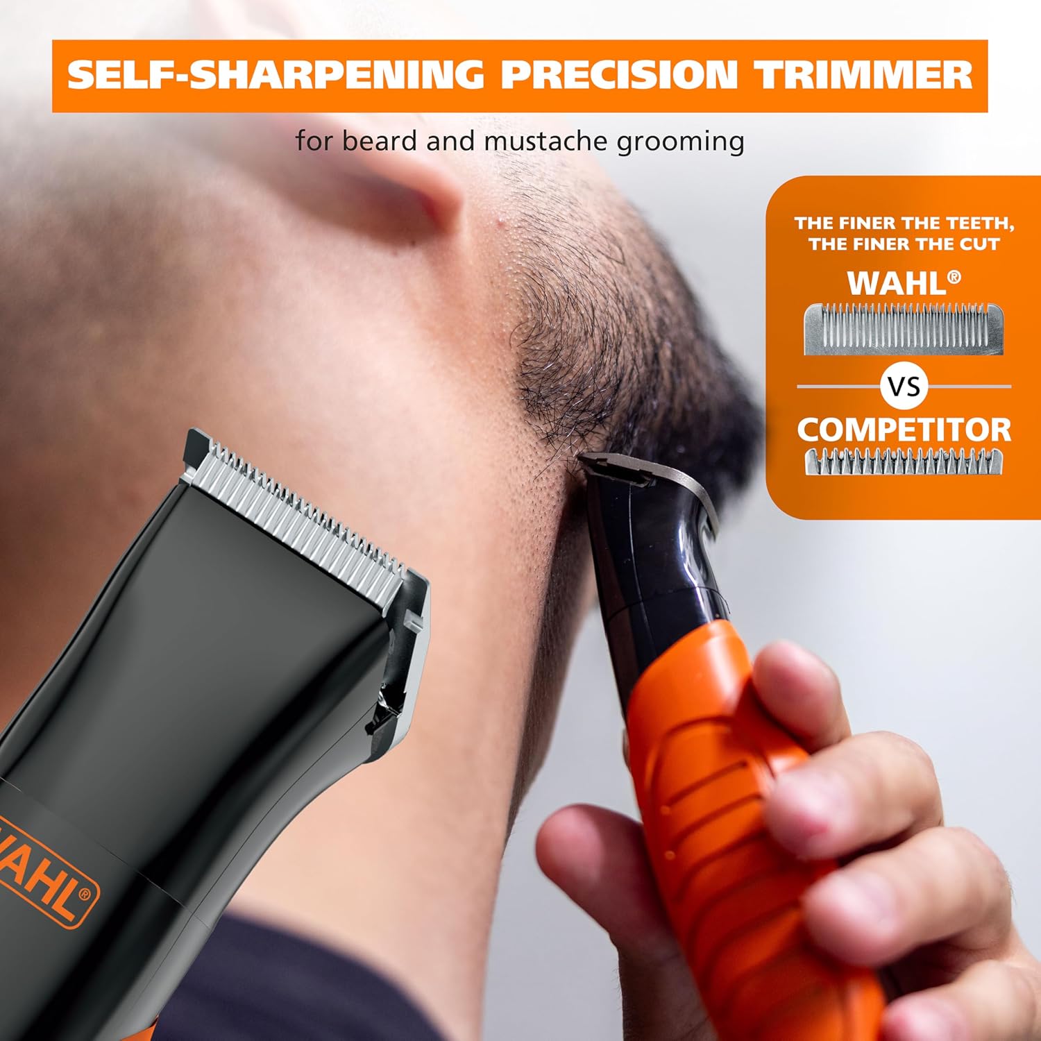 Wahl Trim Ninja - Maquinilla de afeitar eléctrica híbrida todo en u...