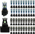 WLJH Paquete de 40 bombillas LED T5 T10 con enchufes, no polaridad...
