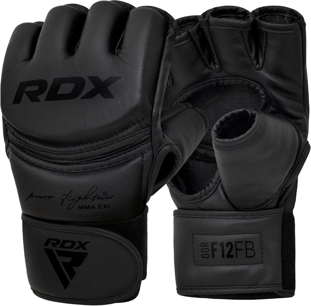 RDX Guantes MMA Grappling Sparring, Cuero Maya Hide, Guantes de Box...