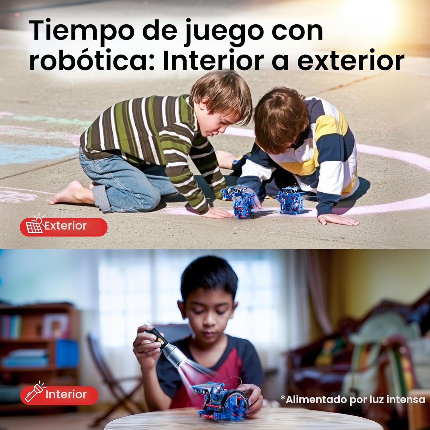 Sillbird Kit de construcción de robot solar, regalo STEM para niños...