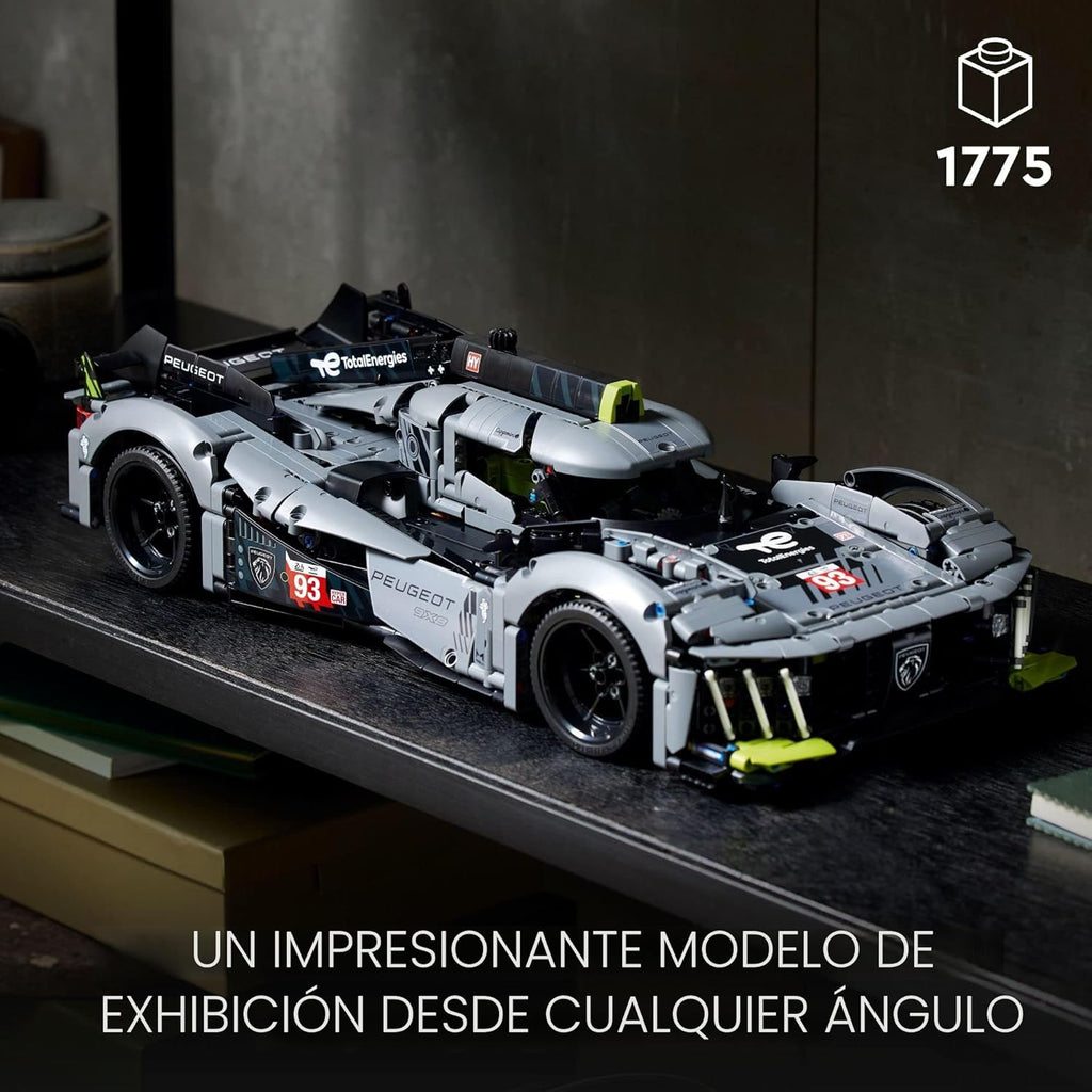 LEGO Technic Peugeot 9X8 24H Le Mans Hybrid Hypercar 42156 - Kit de...