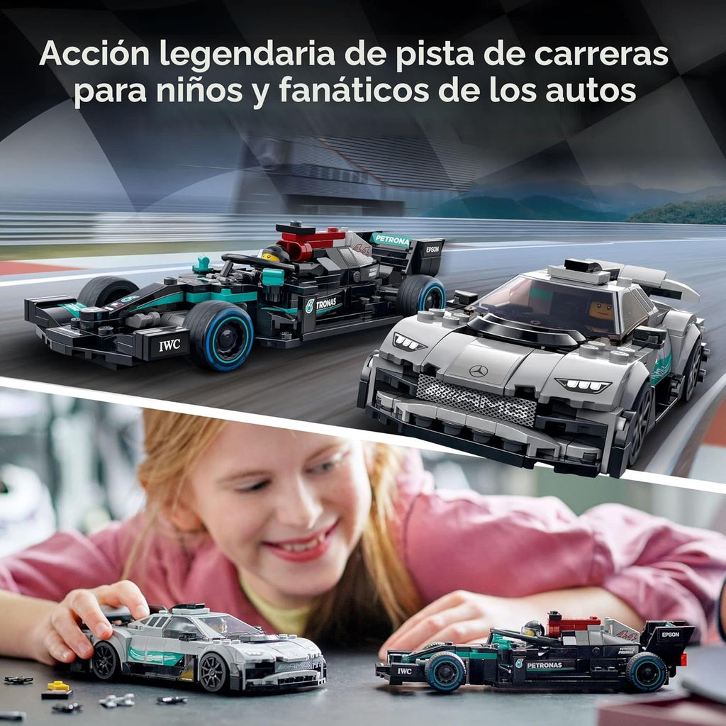 LEGO Speed Champions Mercedes-AMG F1 W12 E, juego de autos de jugue...
