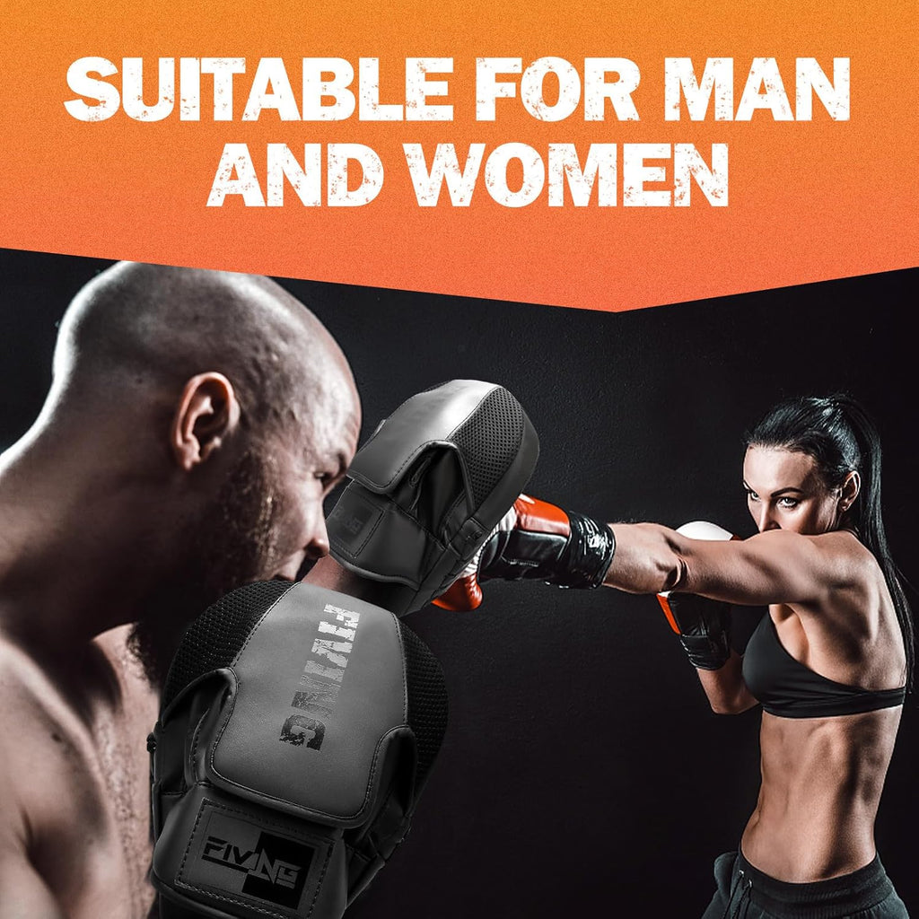 Almohadillas de boxeo para hombres, mujeres y niños, manoplas de cu...