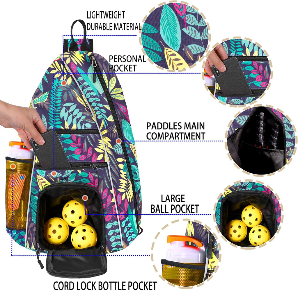 LLYWCM Bolsa de pickleball \u2013 Bolsas de pickleball para mujeres...