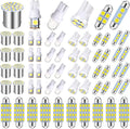 Frienda 70 Piezas Kit de Bombillas LED para Luces Interiores de Aut...