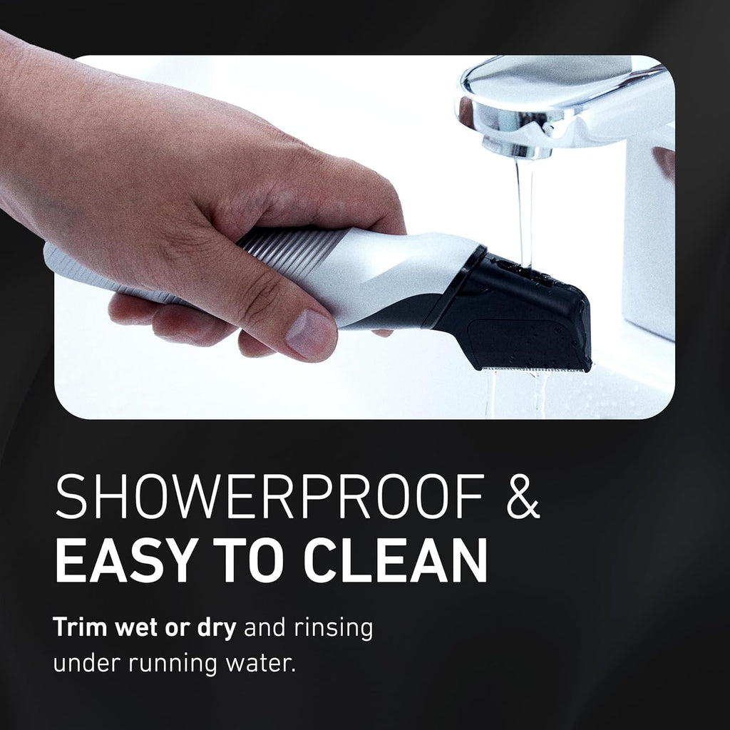 Panasonic Recortadora de Vello Corporal para Hombres, Diseño Inalám...