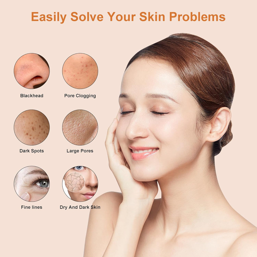 4 en 1 Dermoabrasión de diamante Microdermabrasión Limpiador de la...