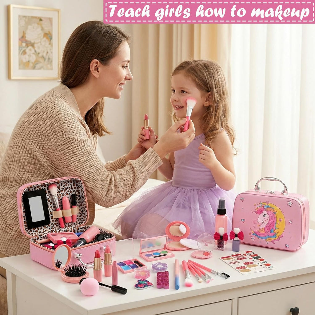 For Ideahome Juguetes de maquillaje lavables para niñas, juego de m...