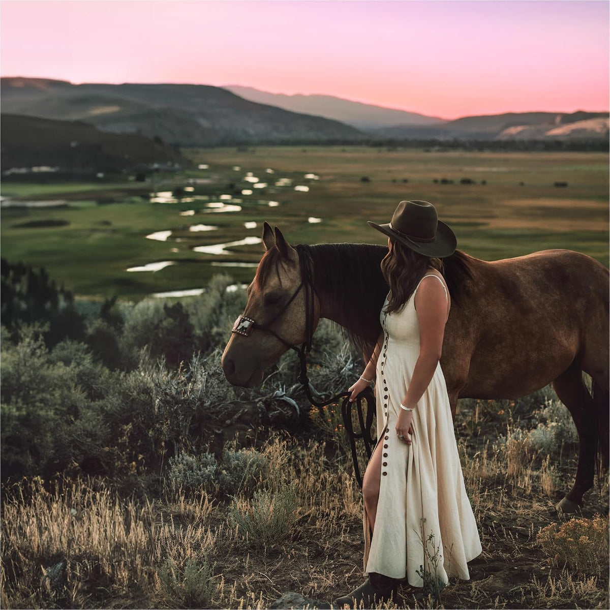 Yellowstone Dusk - Aerosol para monedero para mujer de Tru Western,...