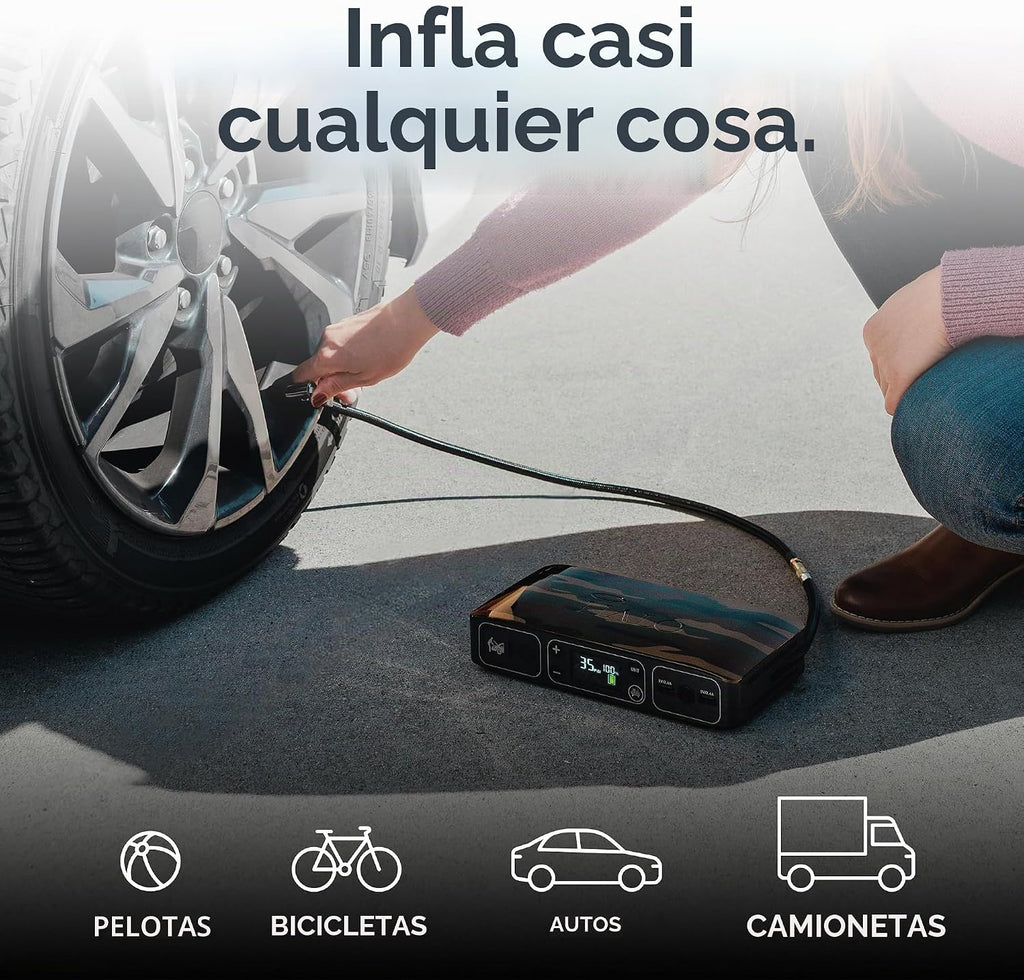 HALO Bolt Air 58830 Cargador de batería portátil para automóvil | C...