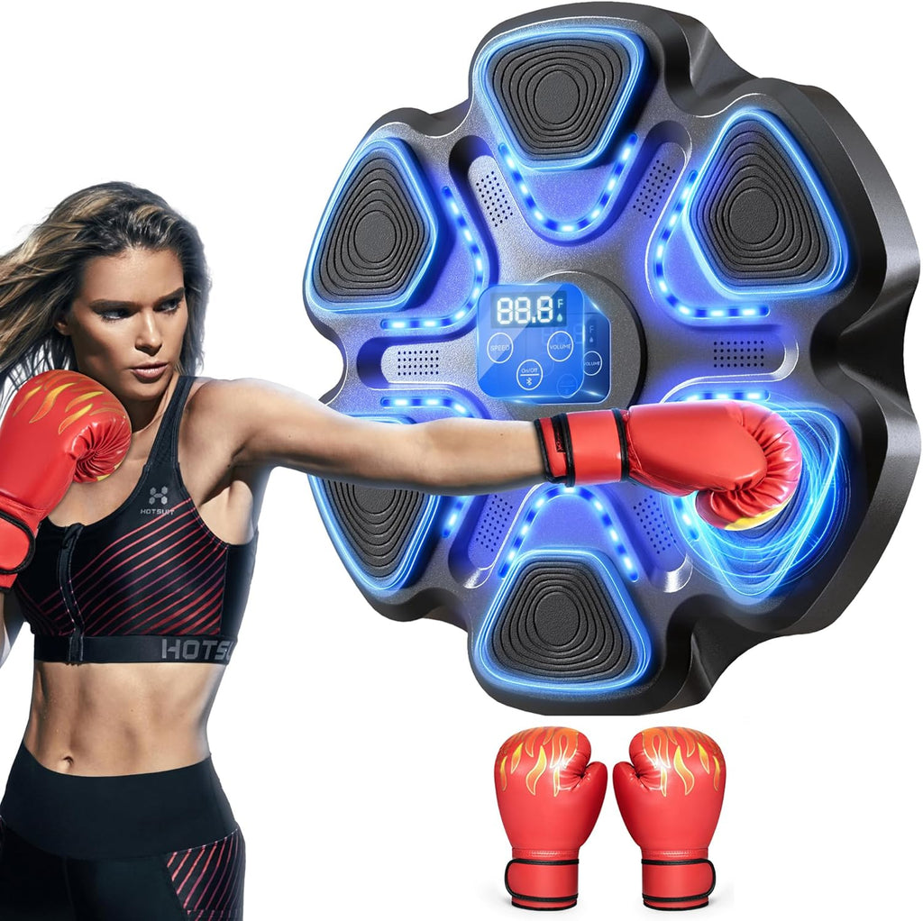 SPIEEK Máquina de Boxeo Musical con Guantes para Adultos Máquina de...