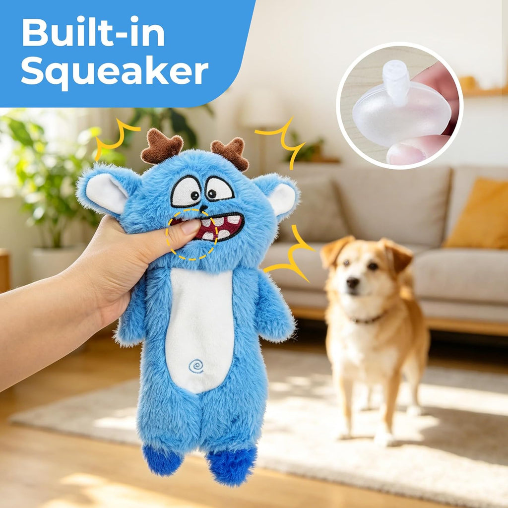 Prime Pets Paquete de 5 juguetes chirriantes para perros, sin cuerp...