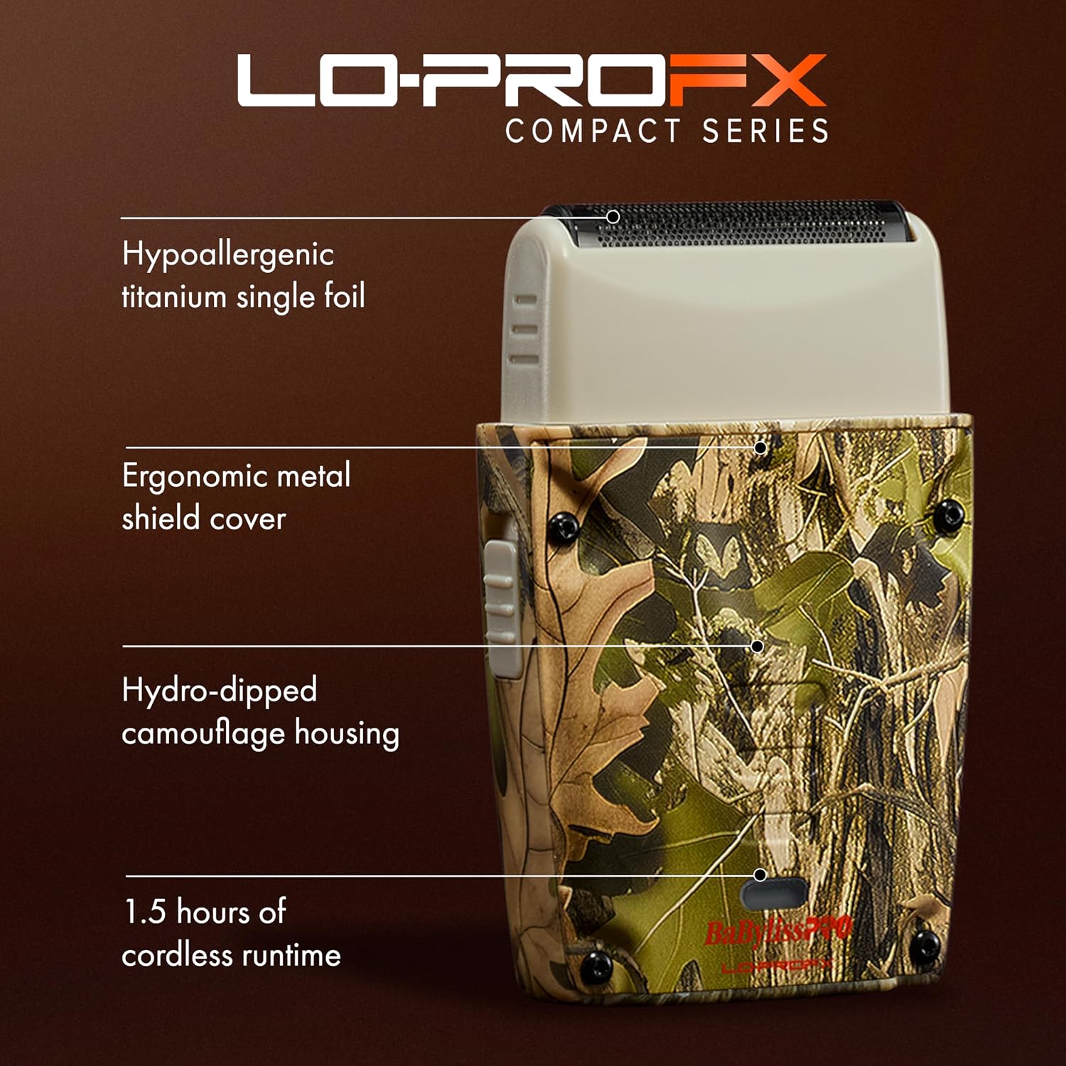 BaBylissPRO Afeitadoras LO-PROFX compactas de alto rendimiento para...
