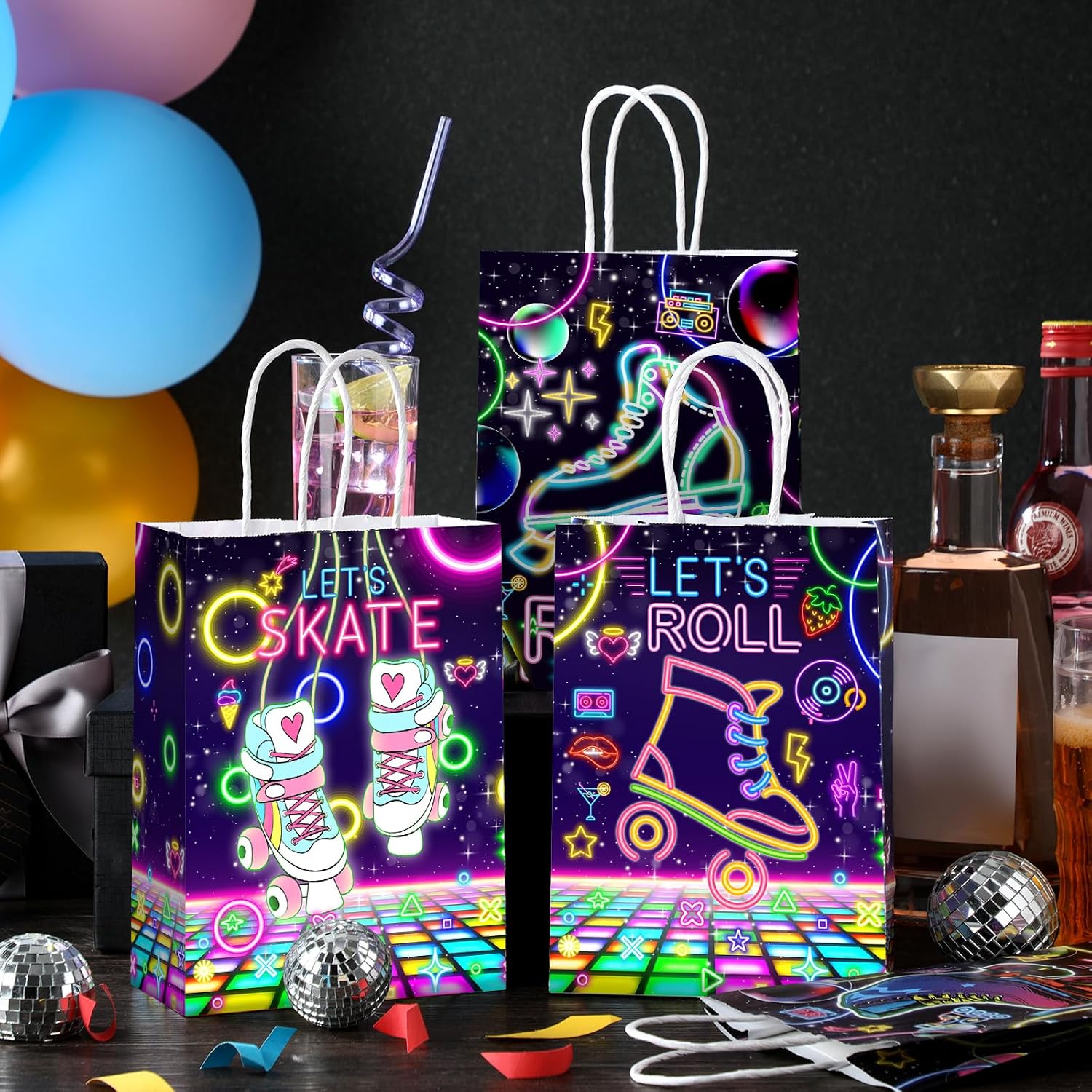 Zhanmai 24 bolsas de regalo para patinaje sobre ruedas, regalos de...