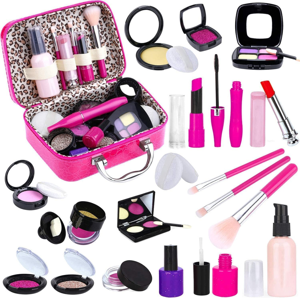 Tepsmigo Kit de Maquillaje de Simulación para Niñas, Juego de Maqui...