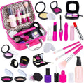 Tepsmigo Kit de Maquillaje de Simulación para Niñas, Juego de Maqui...