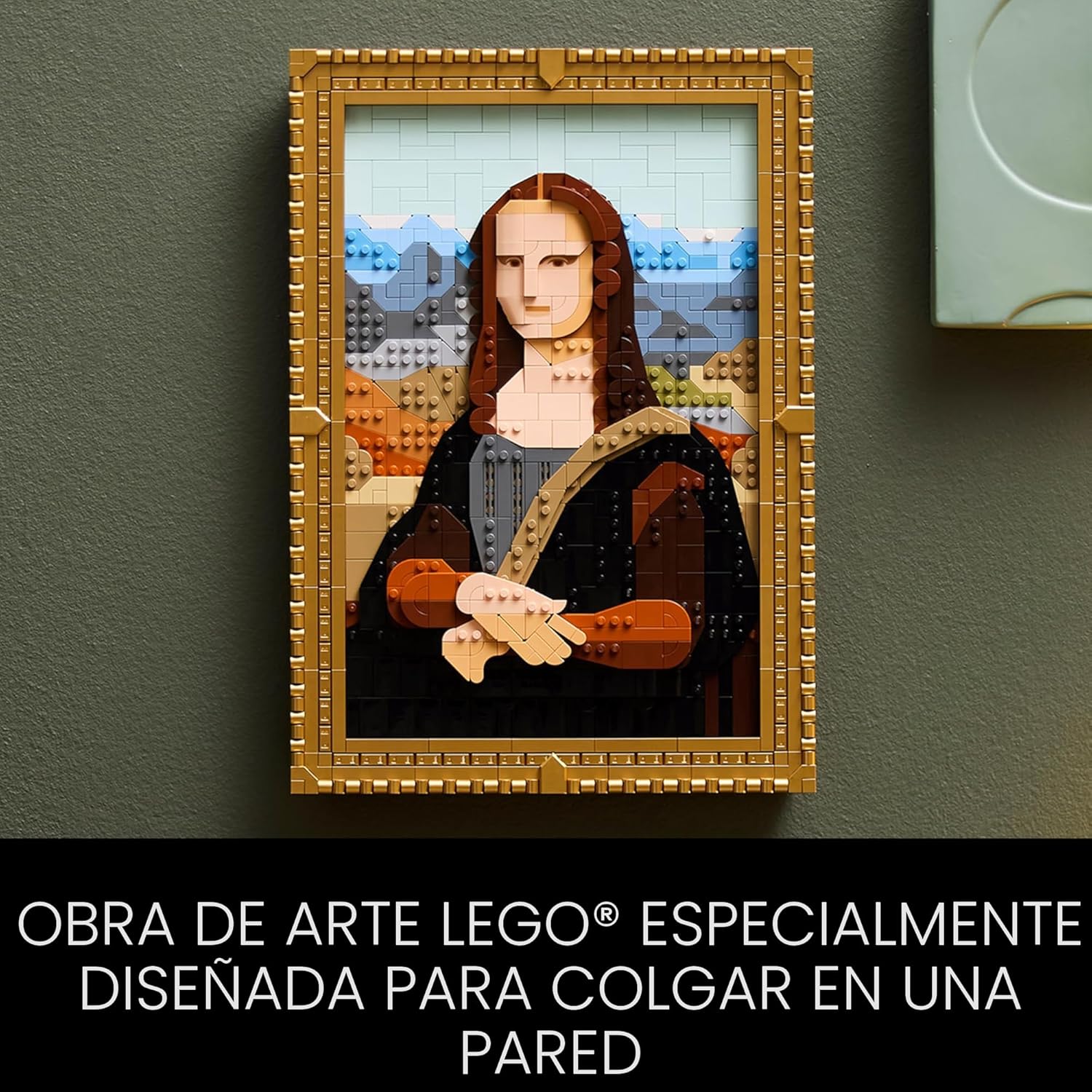 Set de Construcción de Arte LEGO Mona Lisa - Exhibición de Pared de...