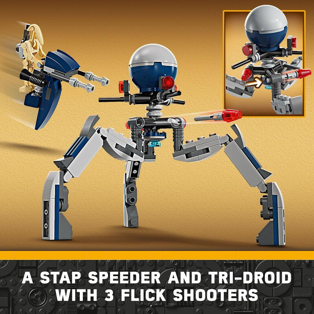 LEGO Star Wars 75372 - Paquete de batalla de soldado clon y droide...