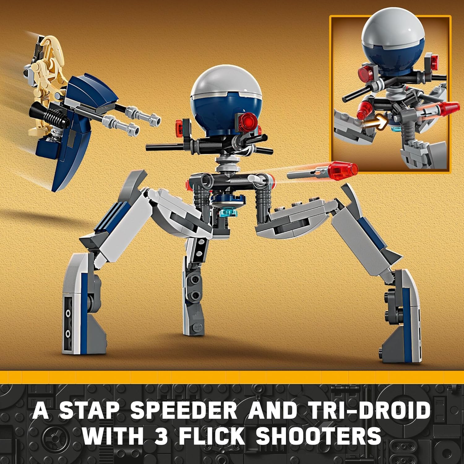 LEGO Star Wars 75372 - Paquete de batalla de soldado clon y droide...