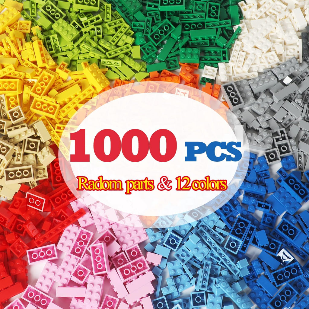 1000 piezas de ladrillos de construcción compatibles con Lego Class...