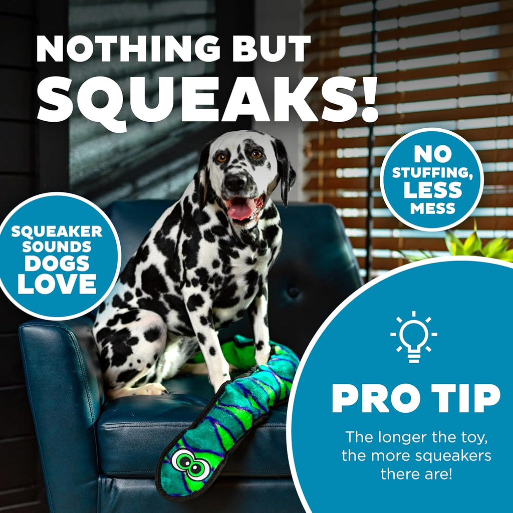 Outward Hound Durablez Serpiente Extra Grande Sin Relleno Juguete d...