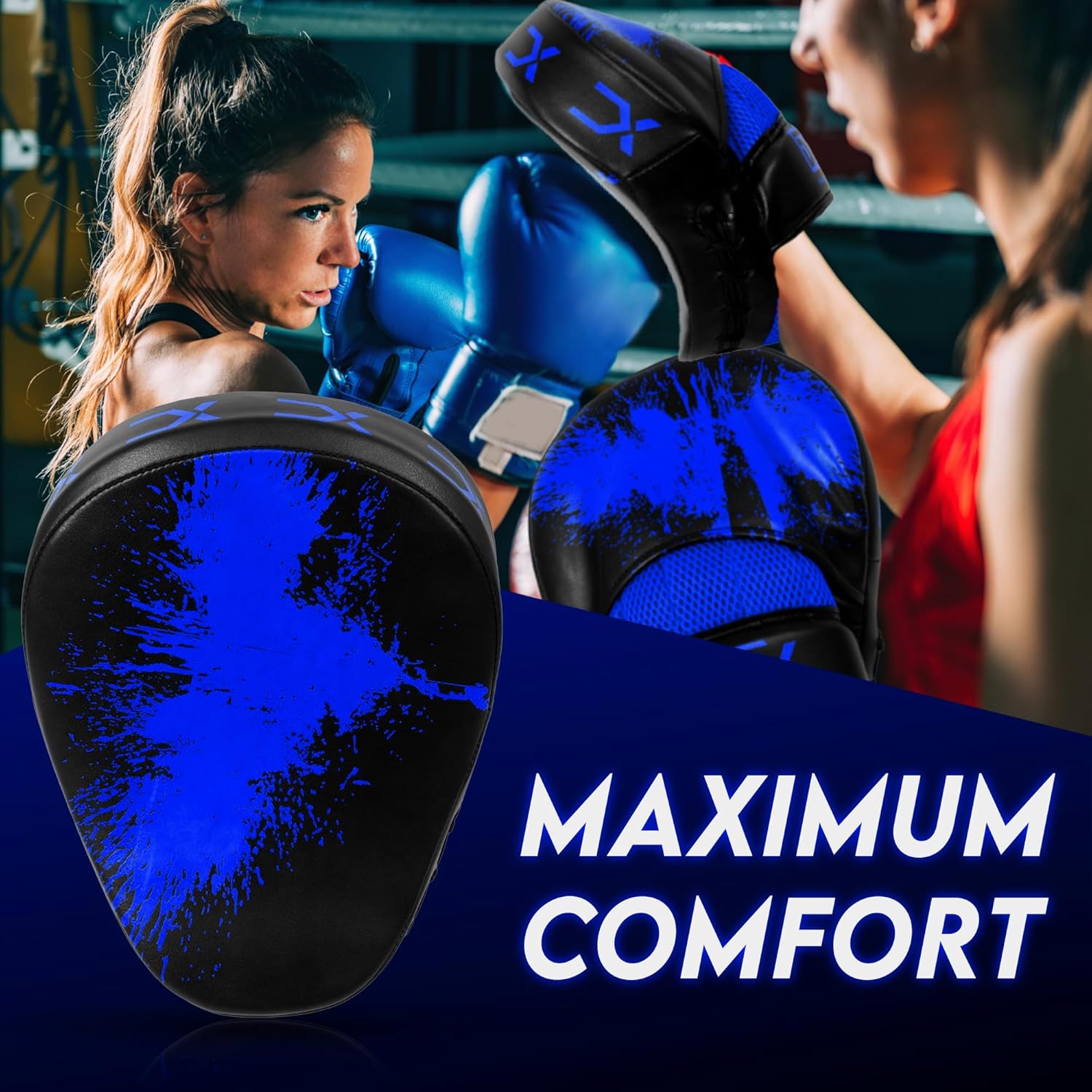 DALLX Guantes deportivos con gancho y Jab curvados para entrenamien...