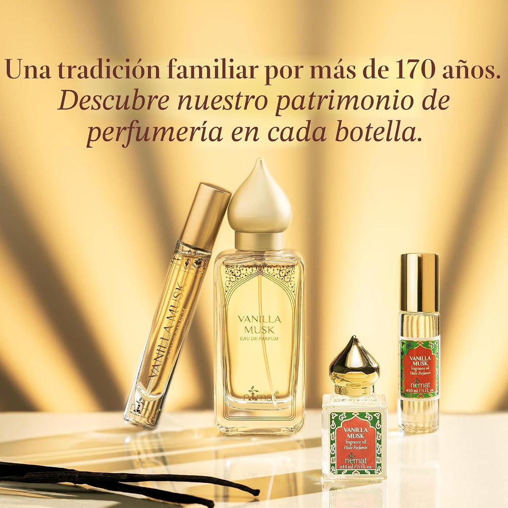 Aceite de Perfume de Vainilla y Almizcle Roll-On - Aceite de Fragan...