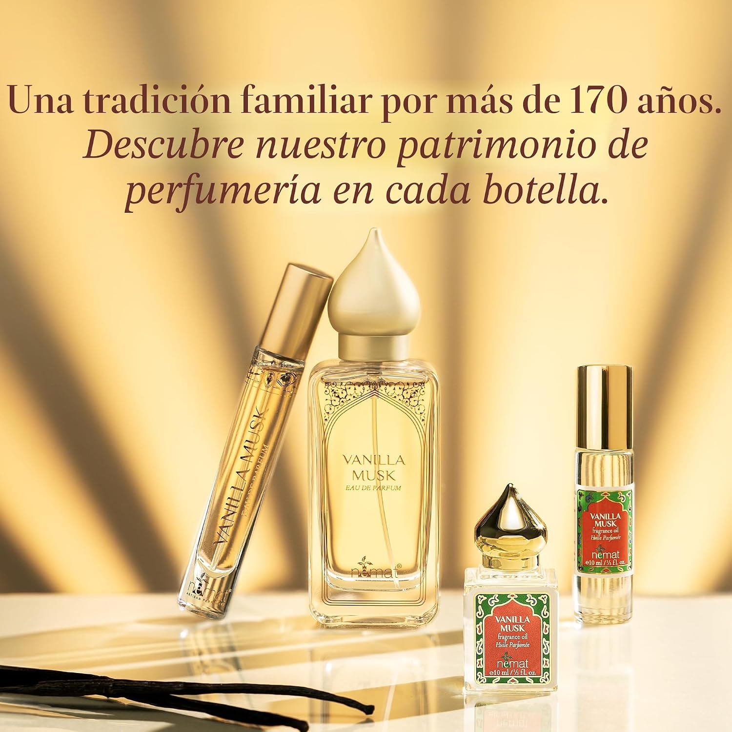Aceite de Perfume de Vainilla y Almizcle Roll-On - Aceite de Fragan...