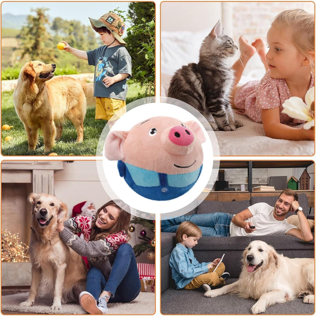 OTXKXBLP Juguete de Peluche Activo y en Movimiento para Mascotas, J...