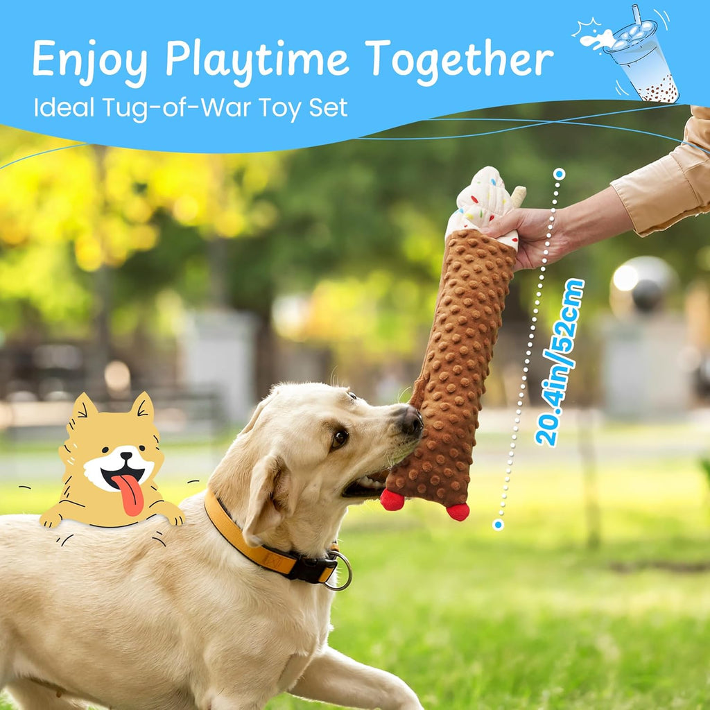 Nocciola 3 piezas de juguetes para perros pequeños sin relleno, jug...