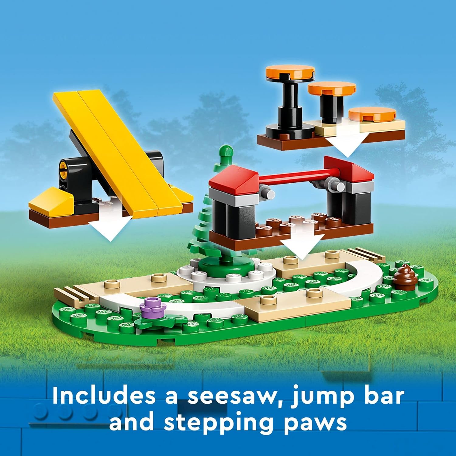 LEGO City Mobile Police Dog Training 60369, coche de juguete SUV co...