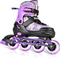 Kuxuan Adjustable Inline Skates for Girls and Women | Full Light Up...