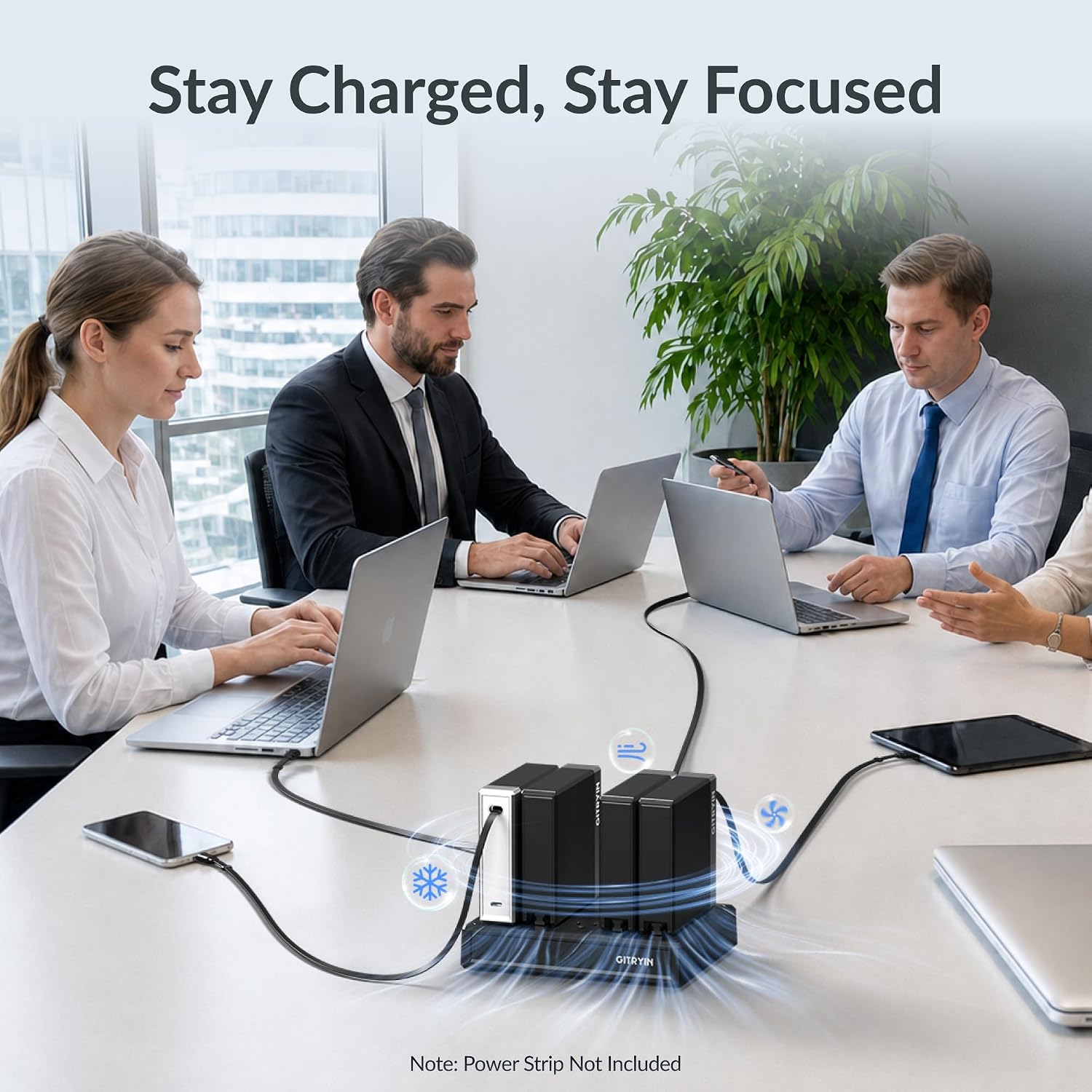 Gitryin Bloque de cargador retráctil de 140 W para MacBook múltiple...