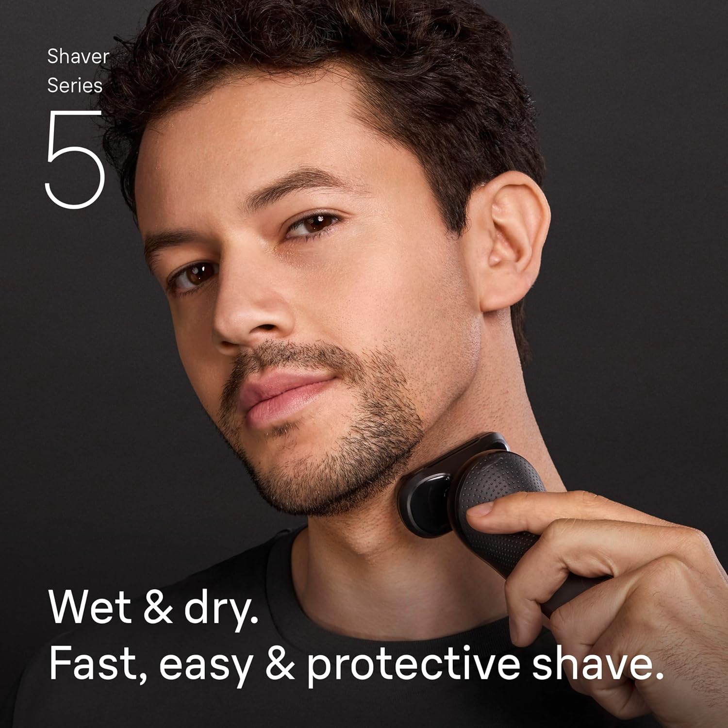 Braun Maquinilla de afeitar eléctrica para hombres Serie 5, afeitad...