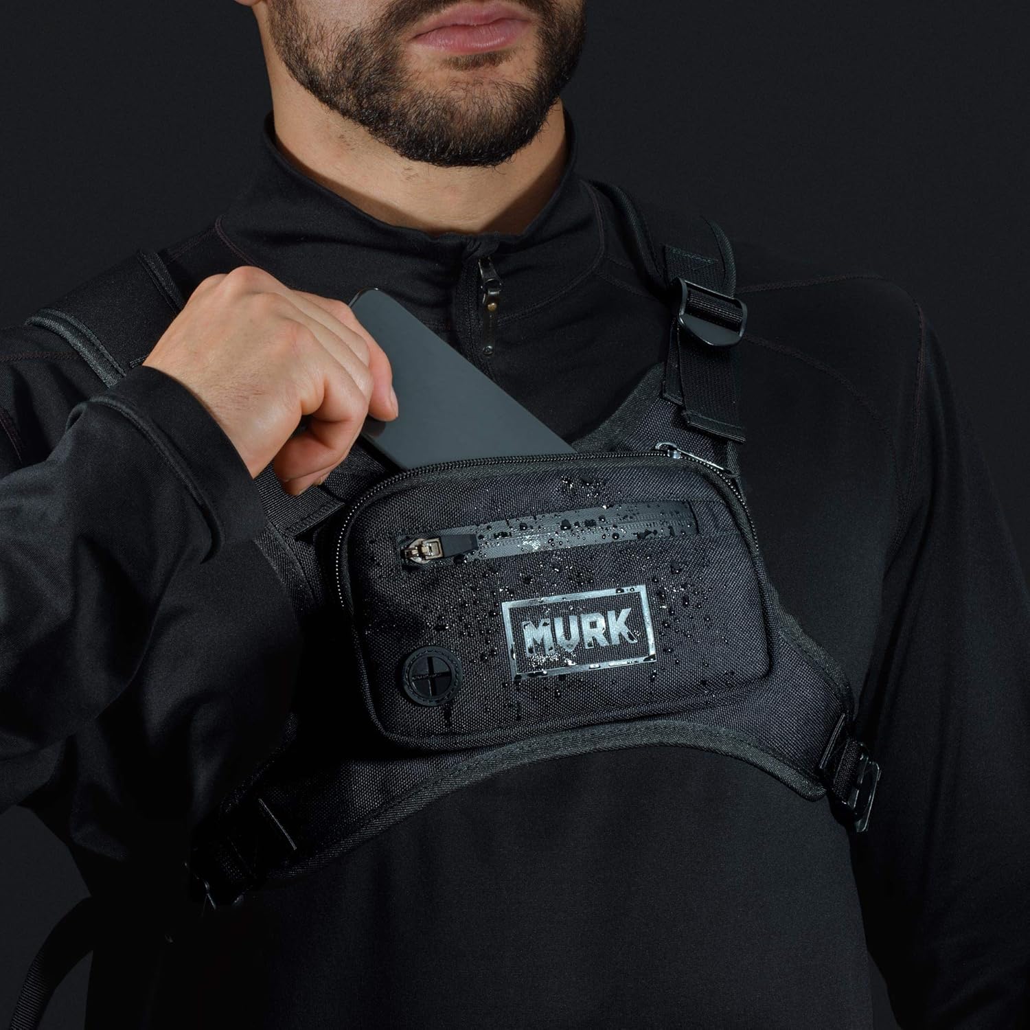 MVRK Mochila de pecho resistente al agua - Chaleco para correr para...
