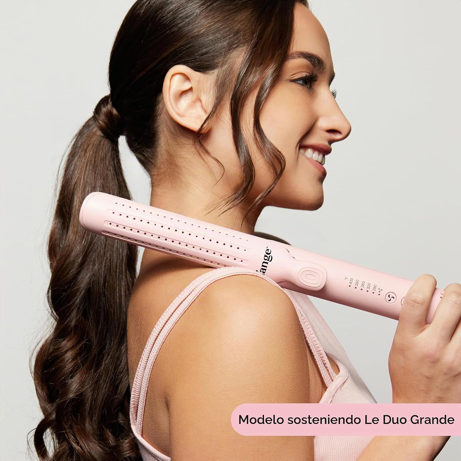 L'ANGE HAIR Le Duo Grande 360° Airflow Styler | Varita rizadora...
