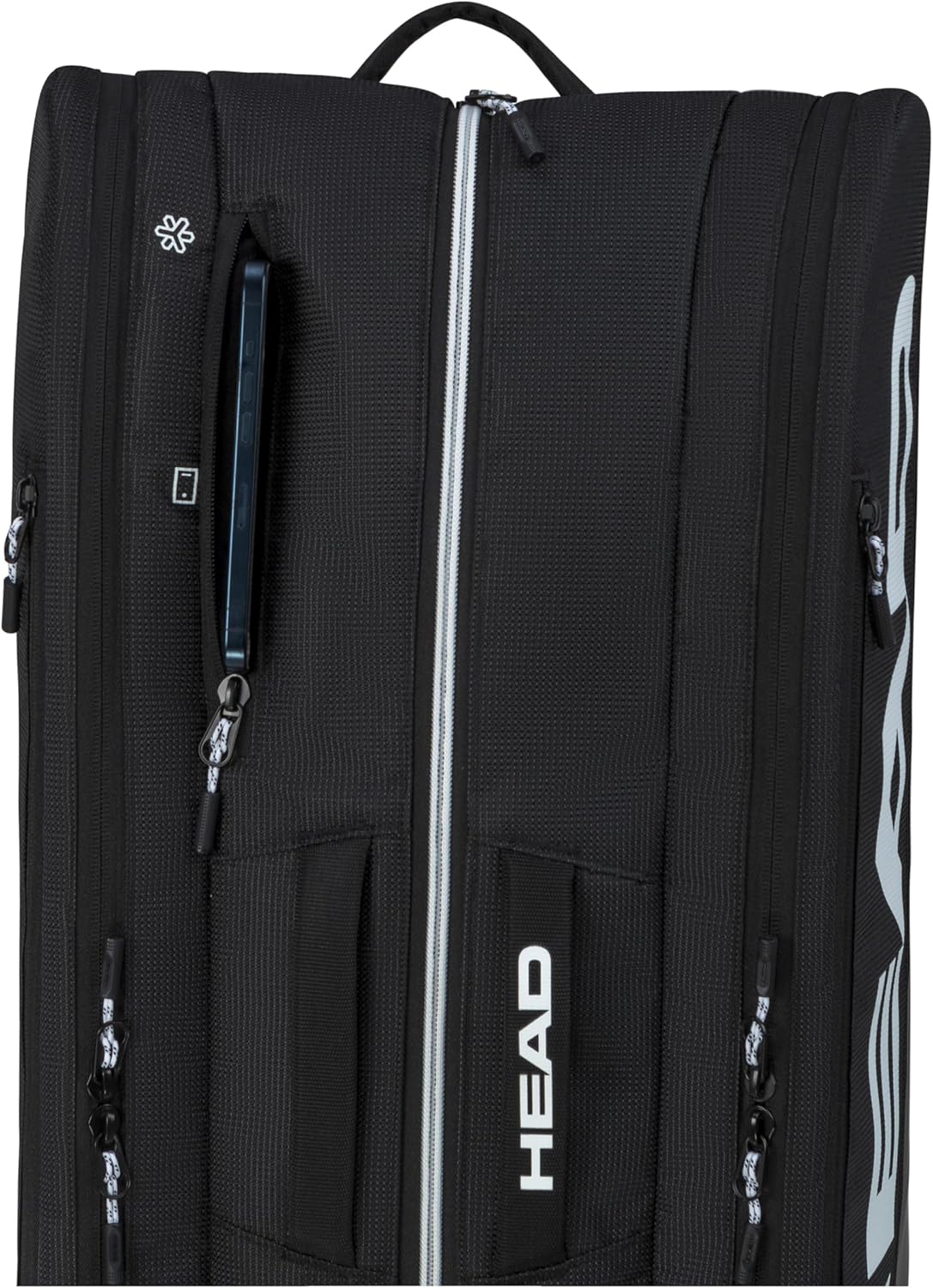 HEAD Tour Padel Bag - Diseño reflectante moderno, almacenamiento de...