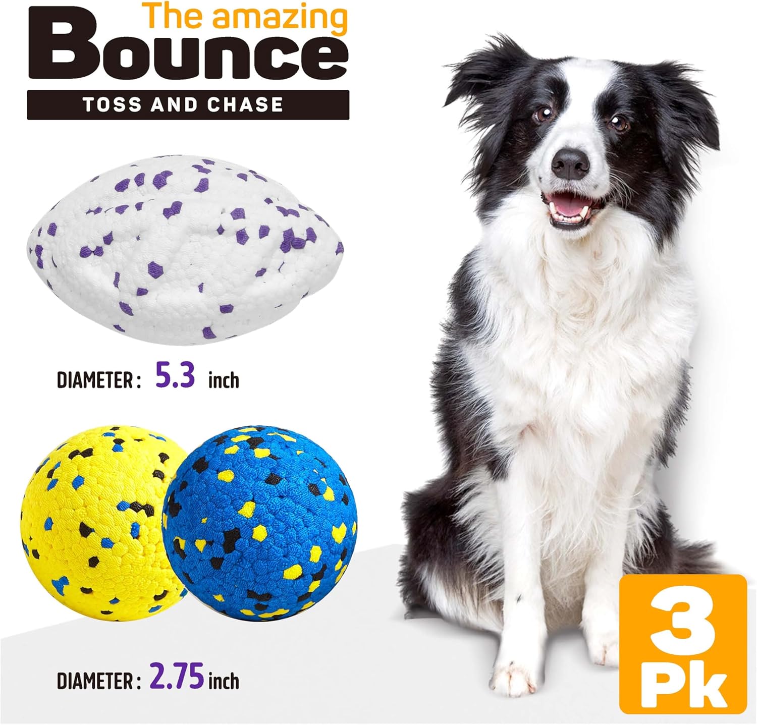 Kimee Pelotas para Perros Pelotas de Tenis para Perros Mejoradas pa...