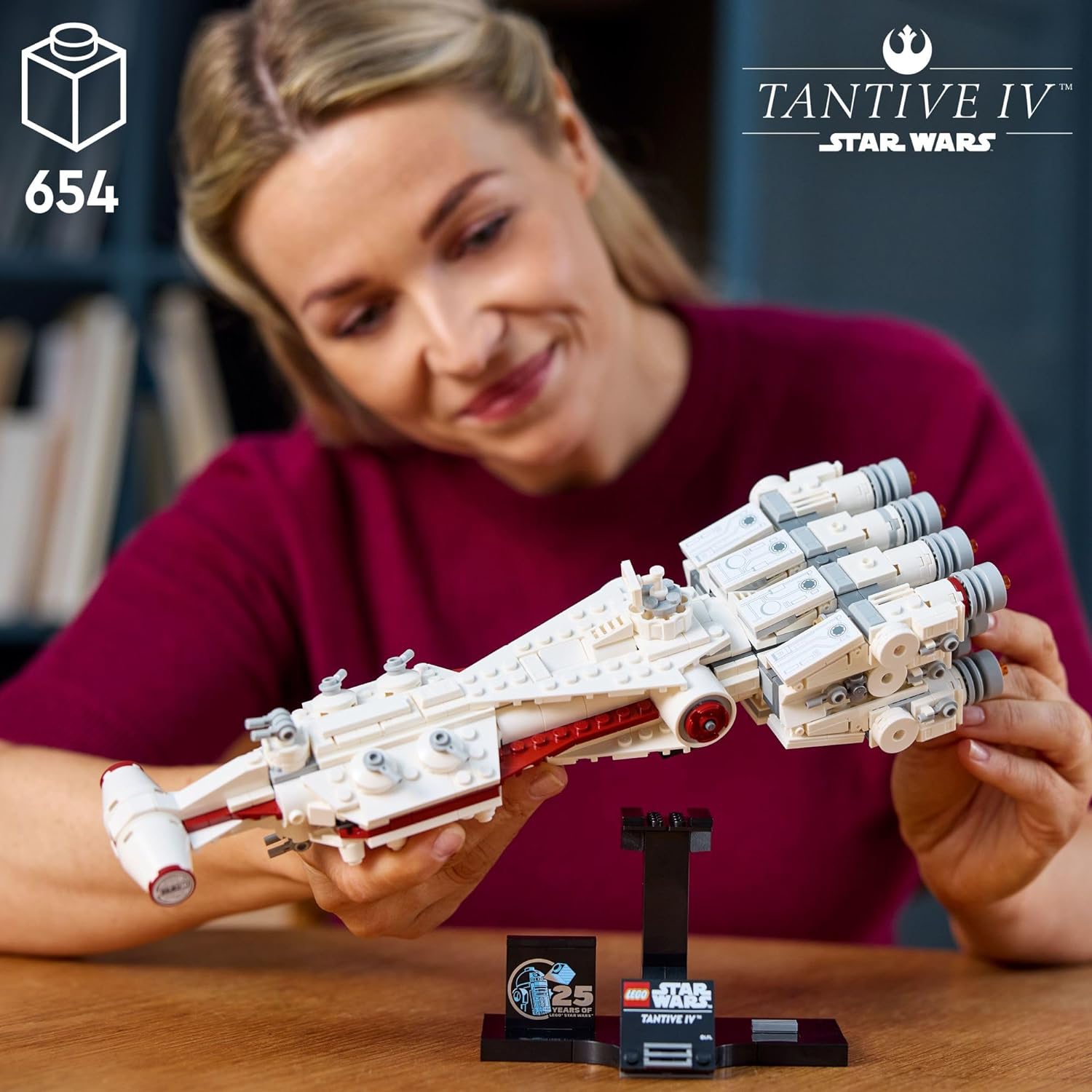 LEGO Star Wars: Una Nueva Esperanza Tantive IV, modelo de nave espa...