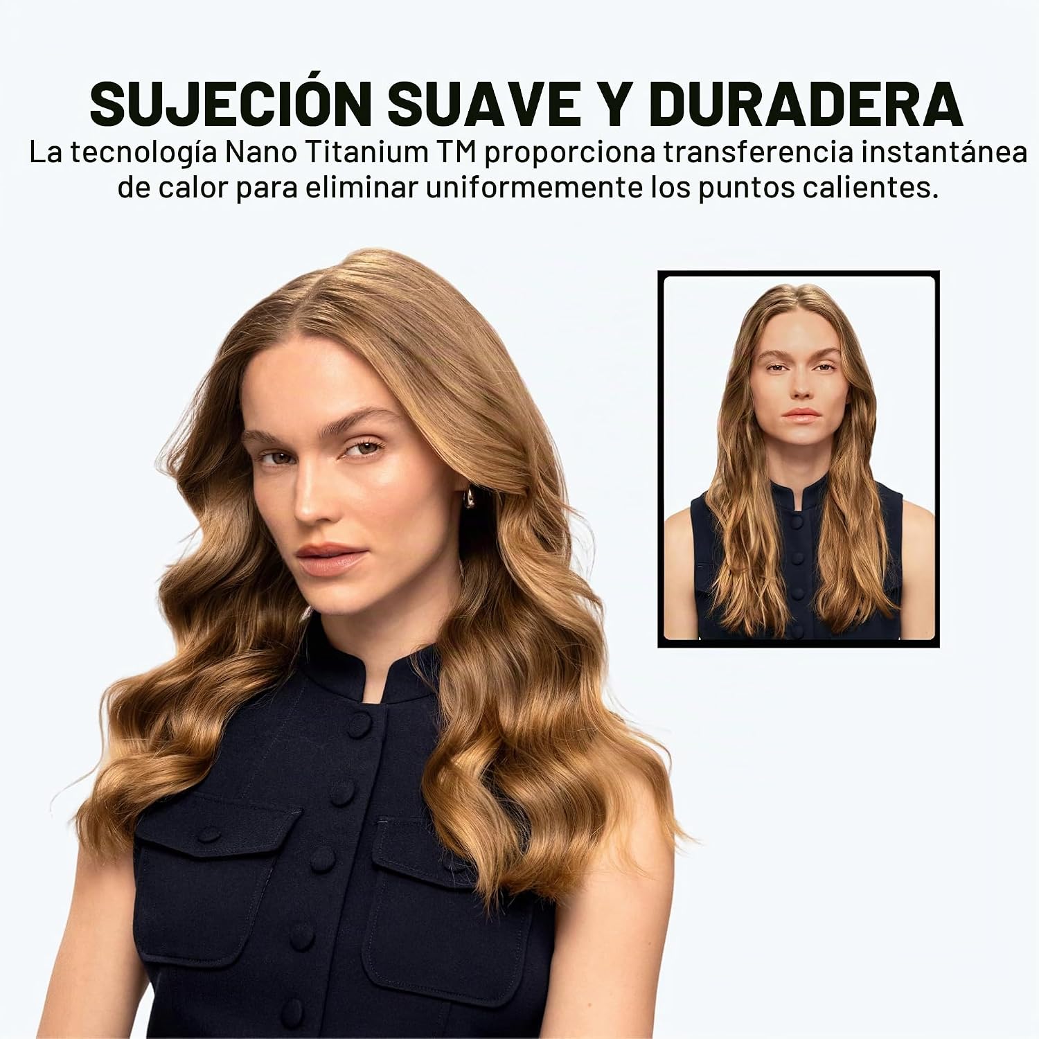 BabylissPRO Rizador profesional Nano Titanium con barril extendido\...