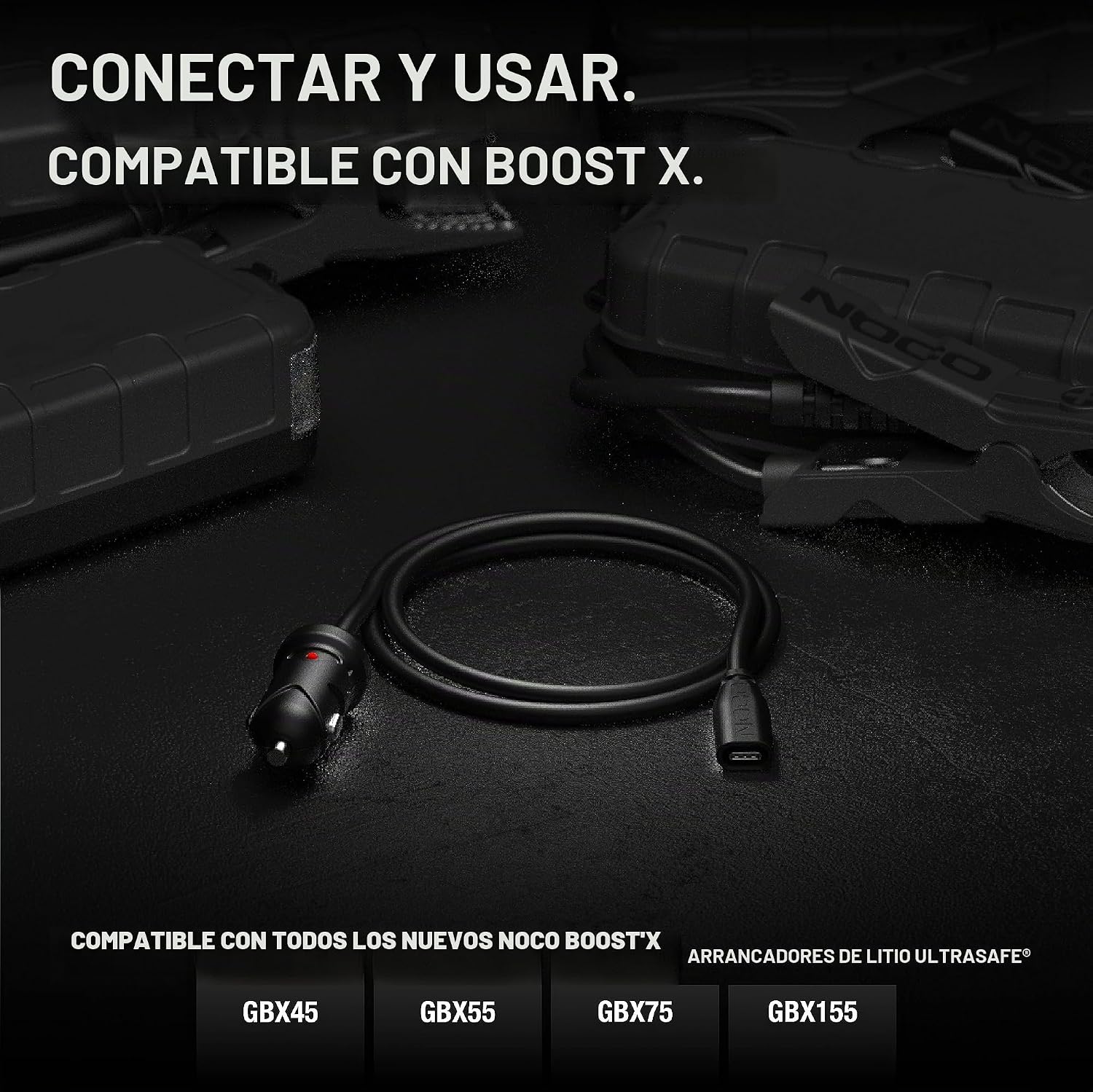 NOCO GBC011 Boost X 65W 12V Cargador de coche para arrancadores de...