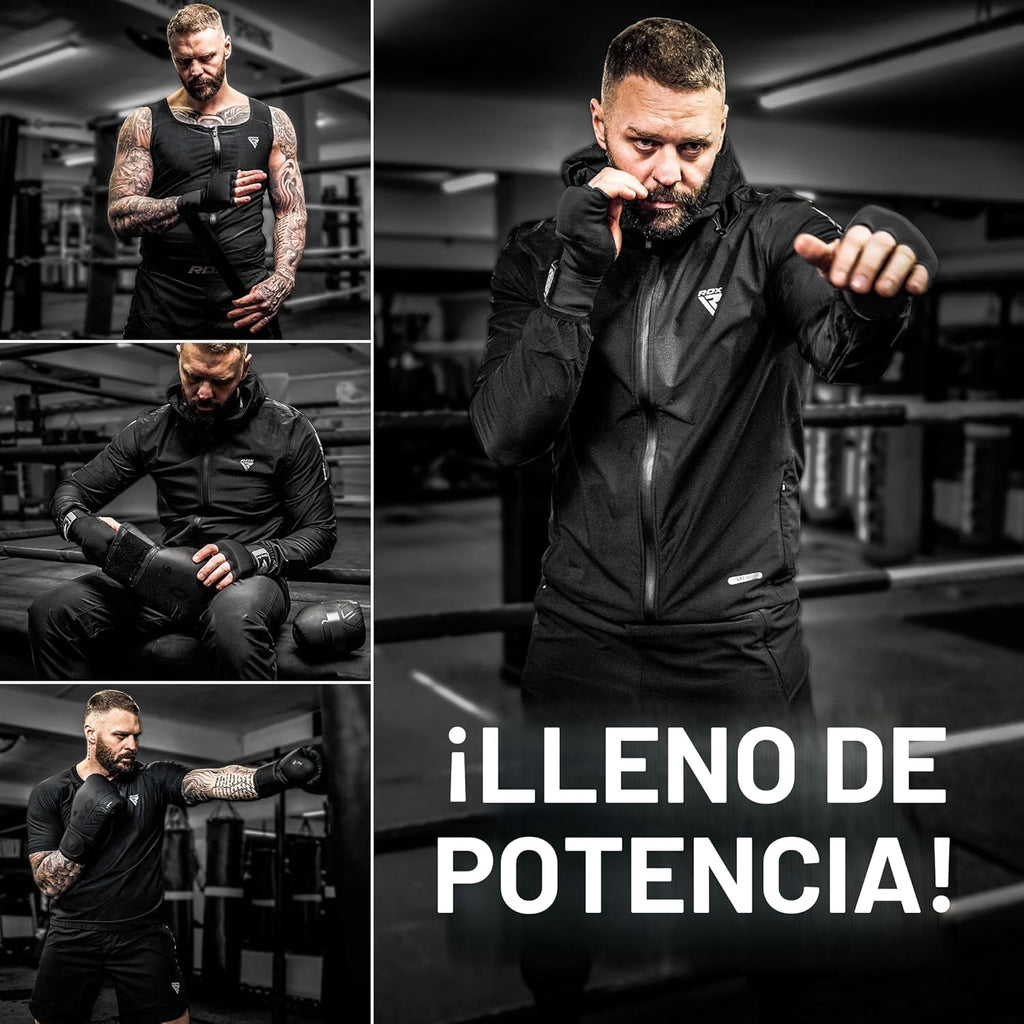 RDX - Guantes de boxeo con acolchado de gel, para hombres y mujeres...