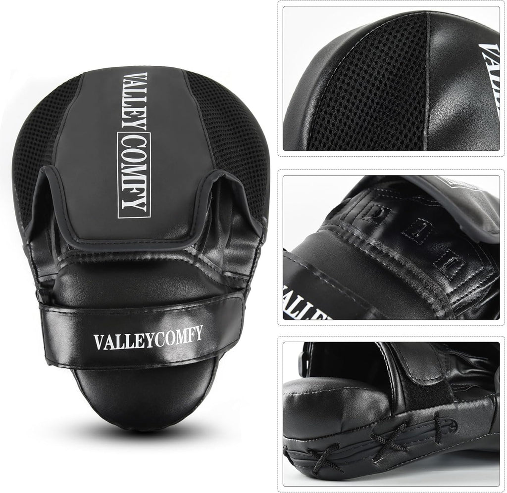 Valleycomfy - Manoplas de boxeo para puñetazos, almohadillas de box...