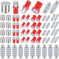 Frienda Juego de 70 piezas de luces interiores LED para automóvil,...