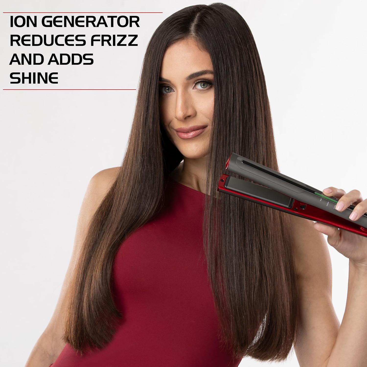 CHI Lava Glide - Plancha para el cabello de cerámica, alisador de p...