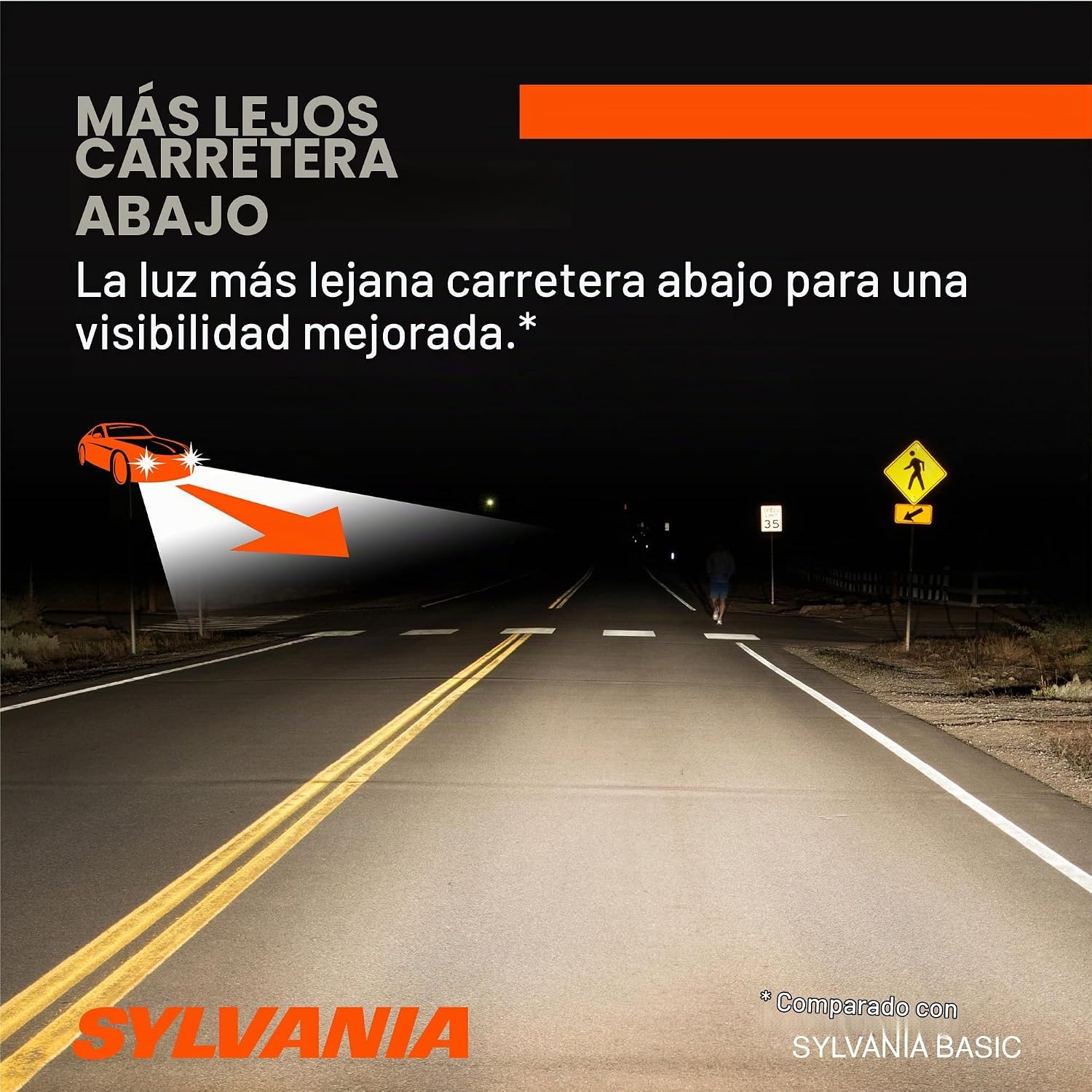 SYLVANIA - H11 foco delantero SilverStar Ultra de alto rendimiento...