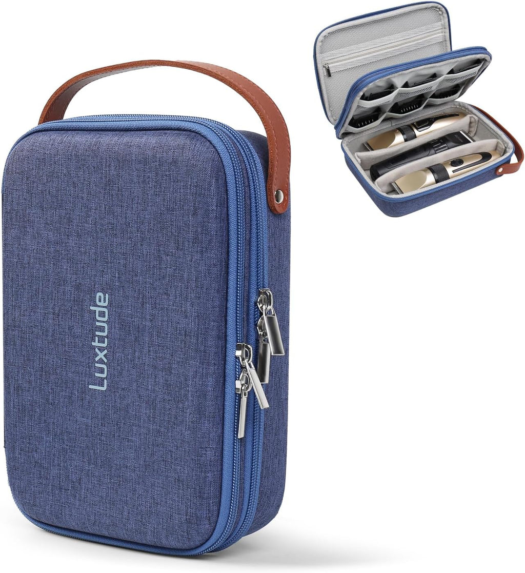 Luxtude Estuche para cortapelos, maletines portátiles de viaje para...