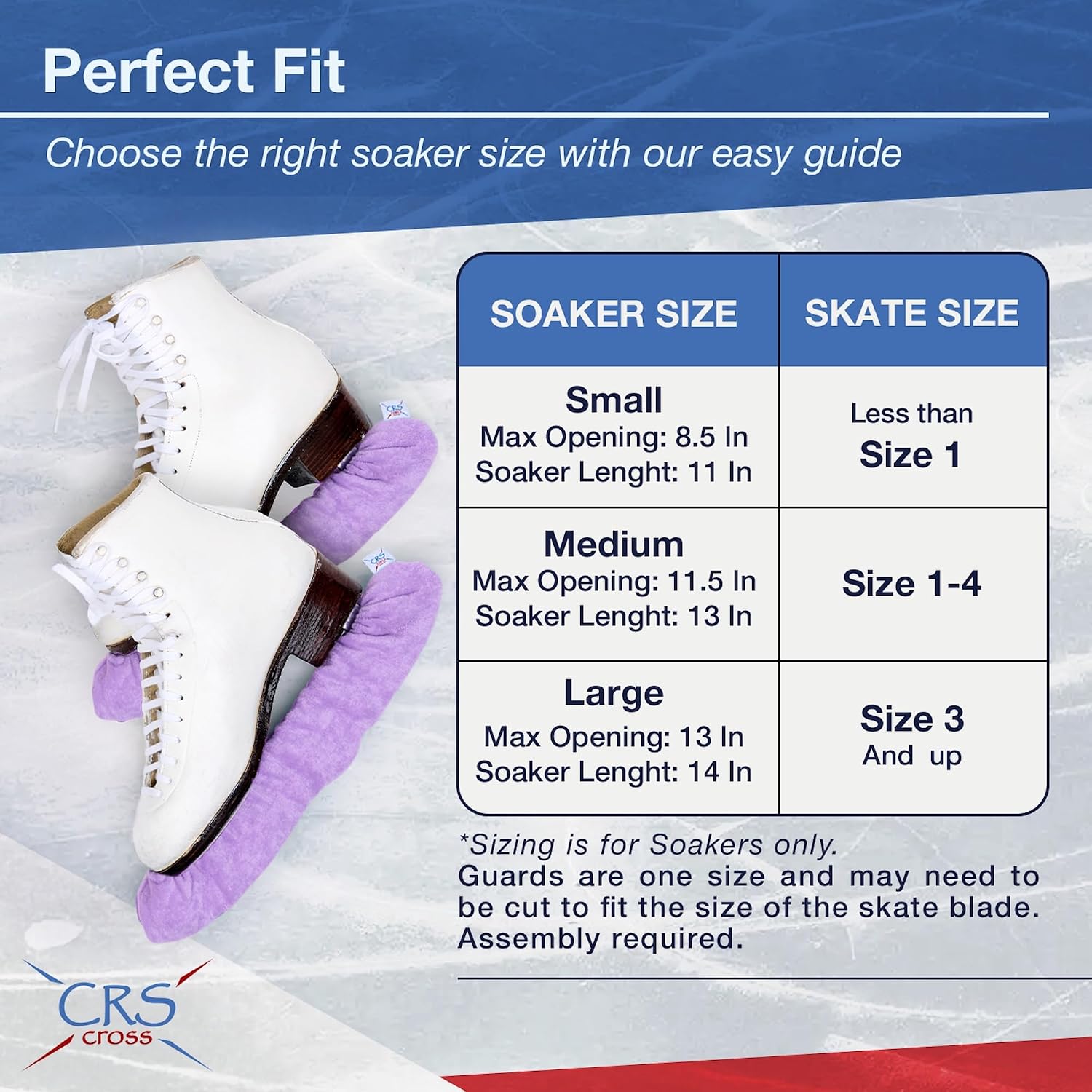 CRS Cross - Juego de regalo de protectores de patines sobre hielo,...