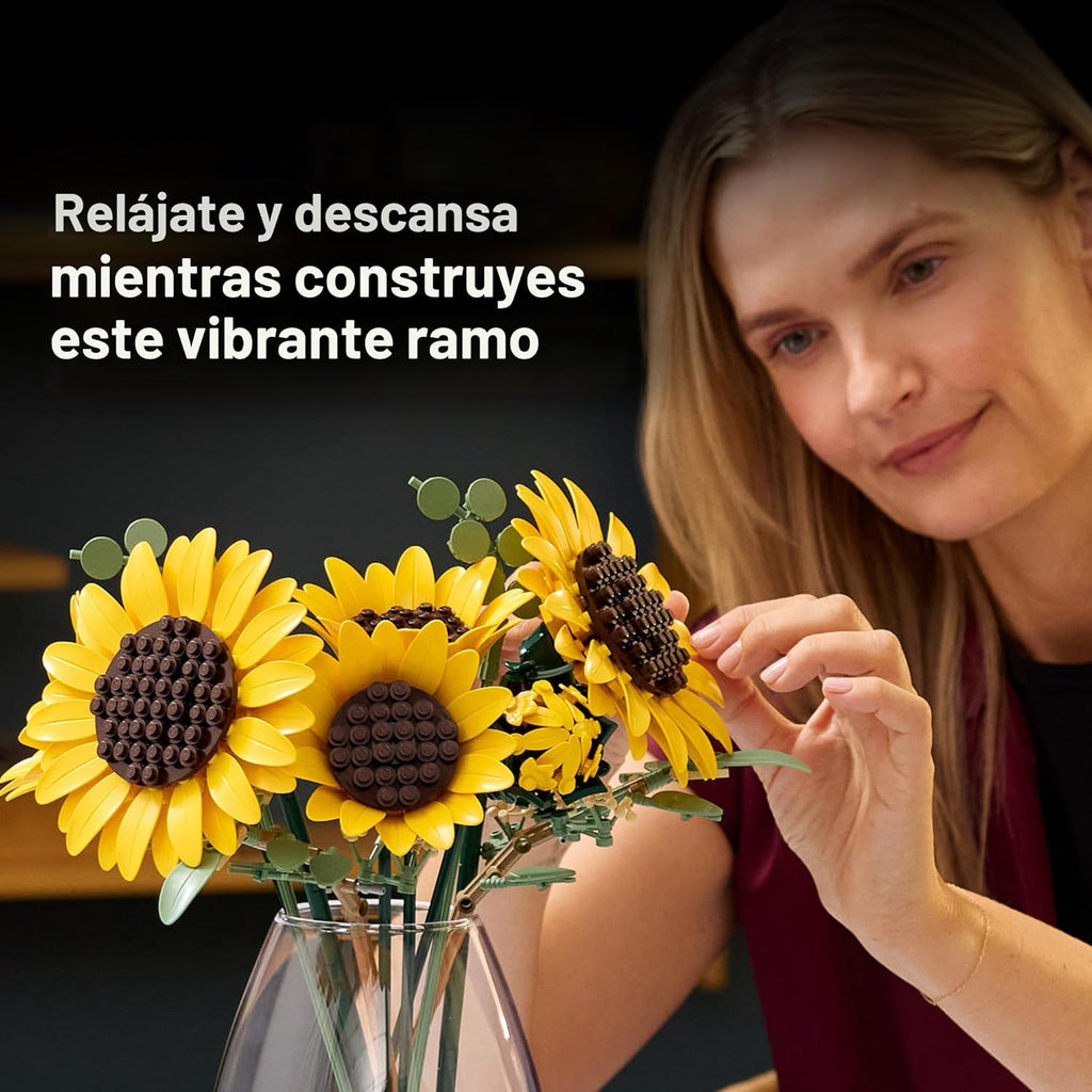 LEGO Botanicals 11502 - Juego de construcción de ramo de girasol pa...